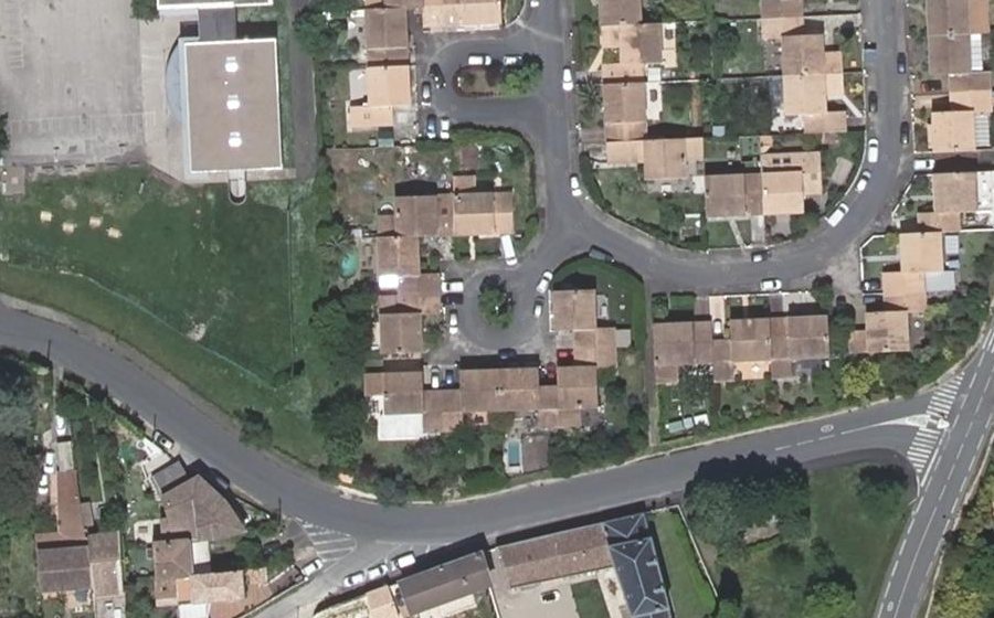 Vue aérienne du Rue Antoine Lavoisier