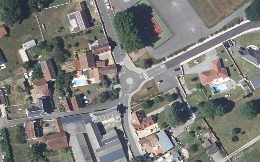Vue aérienne du Mini-giratoire n°790289315