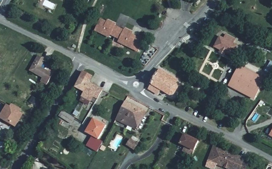 Vue aérienne du Mini-giratoire n°792675984