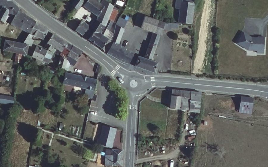 Vue aérienne du Mini-giratoire n°799642544