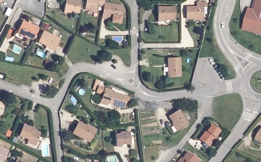 Vue aérienne du Mini-giratoire n°807752532