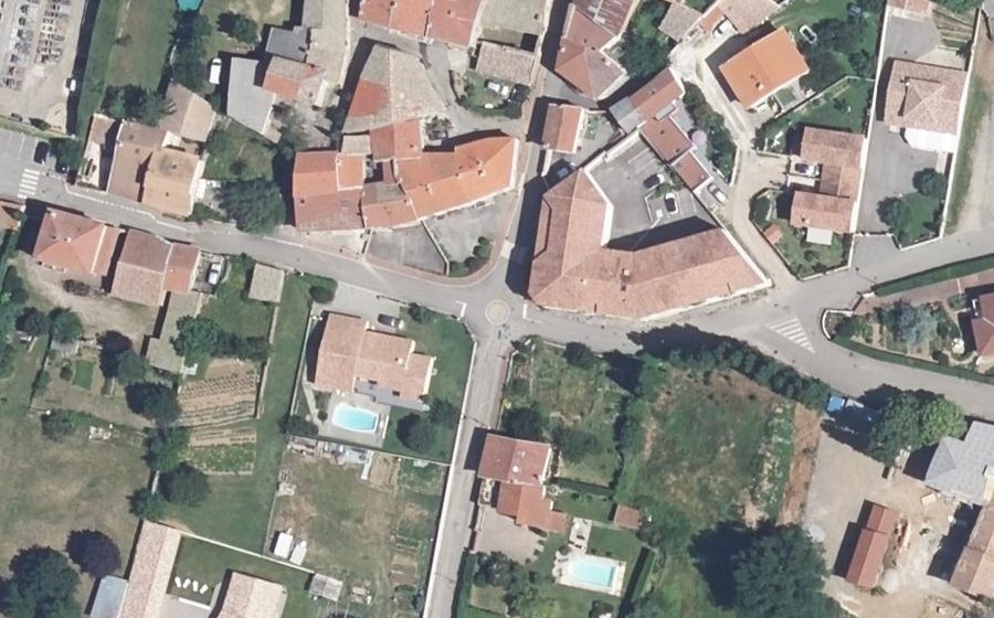Vue aérienne du Mini-giratoire n°807816887