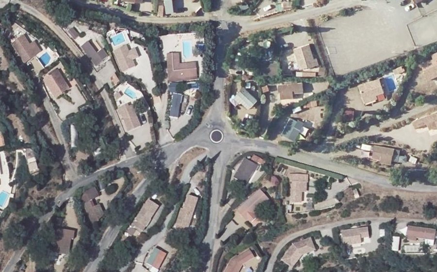 Vue aérienne du Mini-giratoire n°814170060