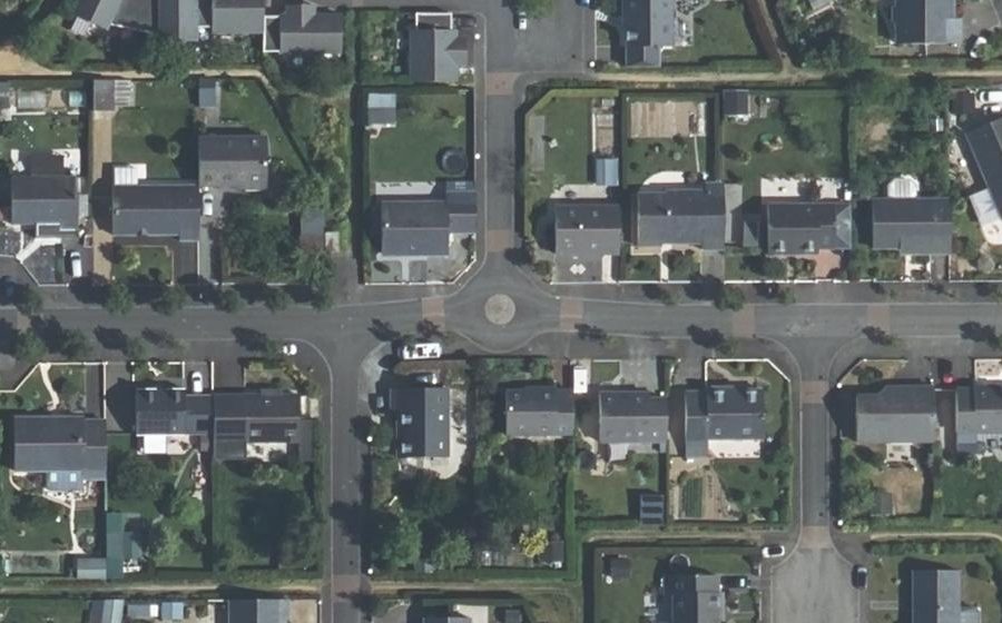 Vue aérienne du Mini-giratoire n°814693132