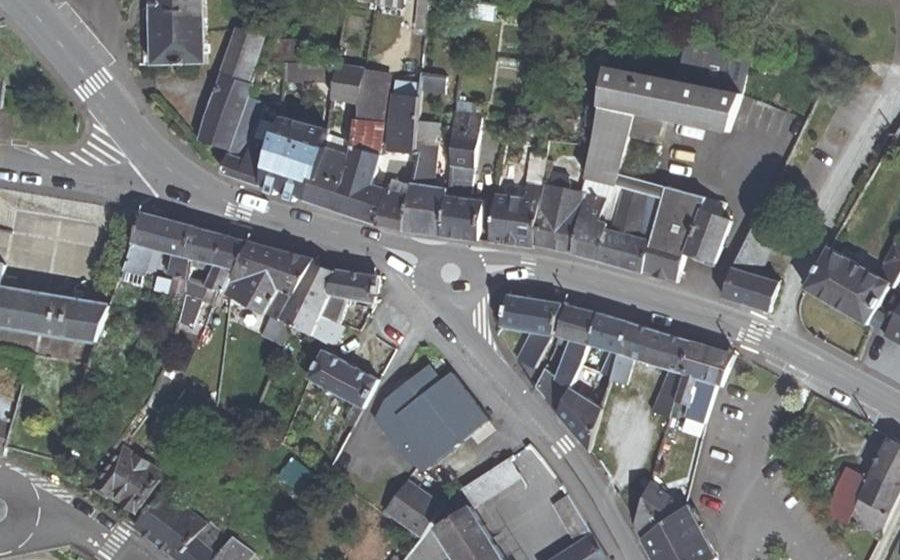 Vue aérienne du Rond-point anonyme n°1008158509