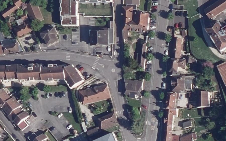 Vue aérienne du Mini-giratoire n°821881123
