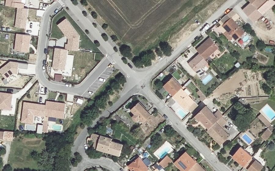 Vue aérienne du Mini-giratoire n°824513812