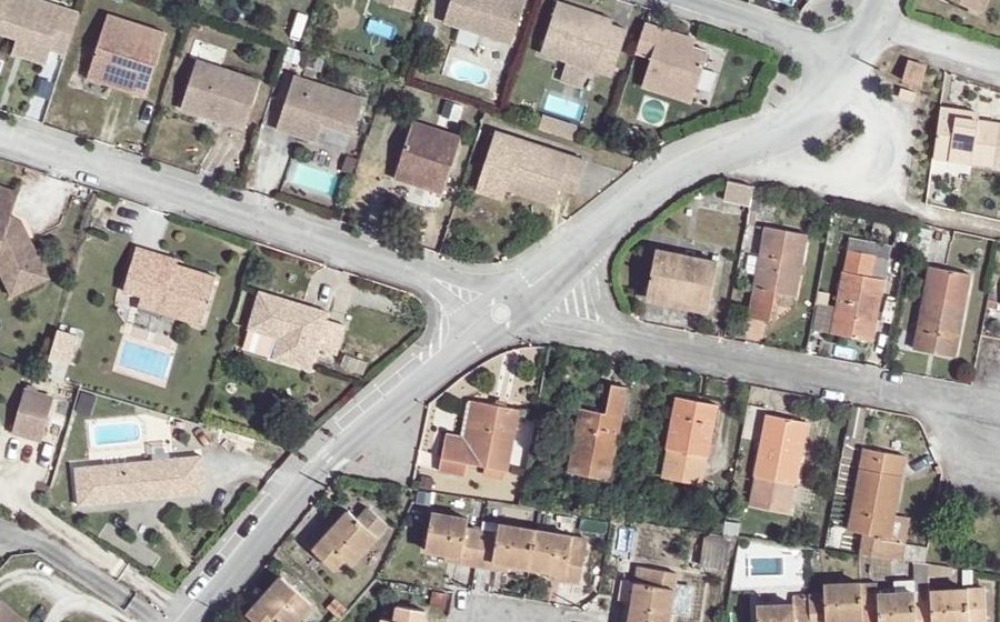 Vue aérienne du Mini-giratoire n°829865124