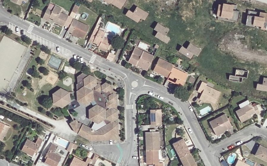 Vue aérienne du Mini-giratoire n°829865254
