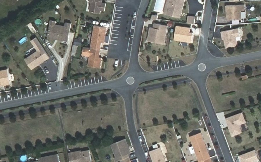 Vue aérienne du Mini-giratoire n°831297291