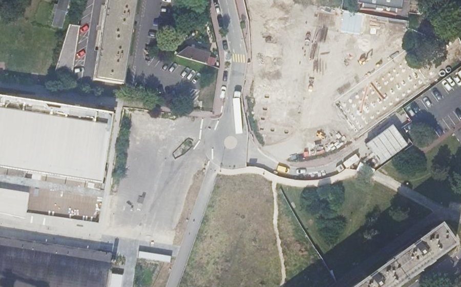Vue aérienne du Mini-giratoire n°834380884