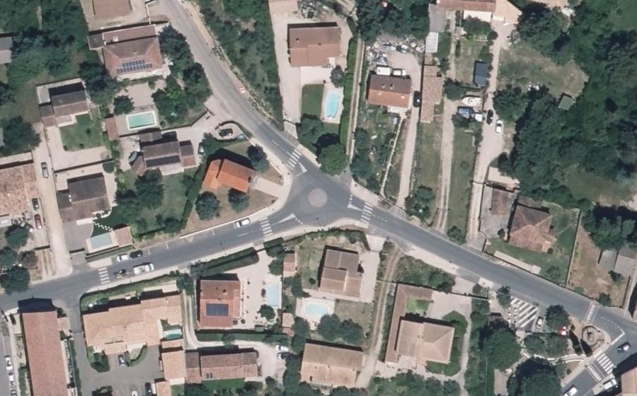 Vue aérienne du Mini-giratoire n°835784714