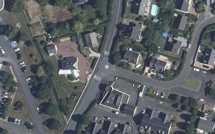 Vue aérienne du Mini-giratoire n°836100263