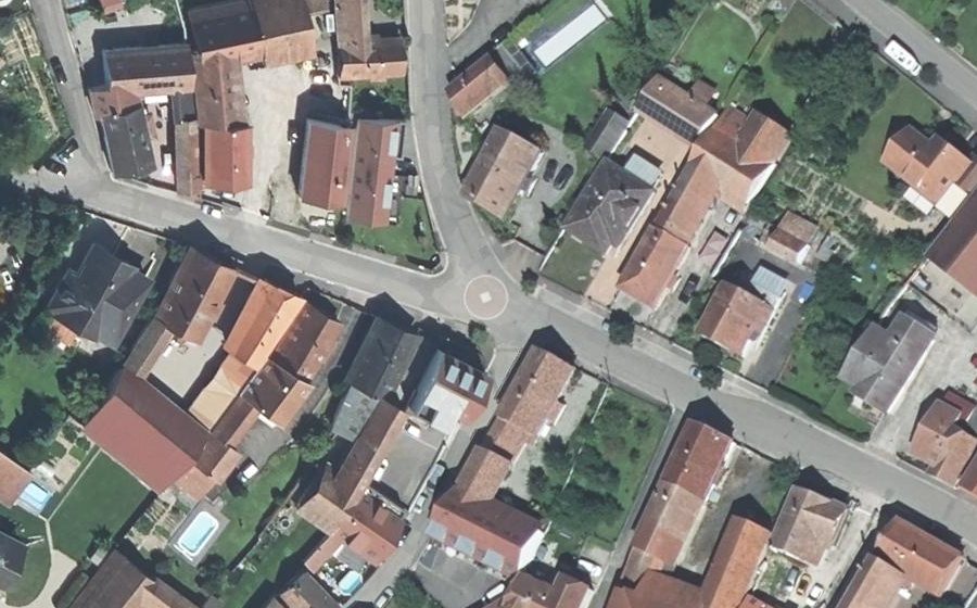 Vue aérienne du Mini-giratoire n°836255511