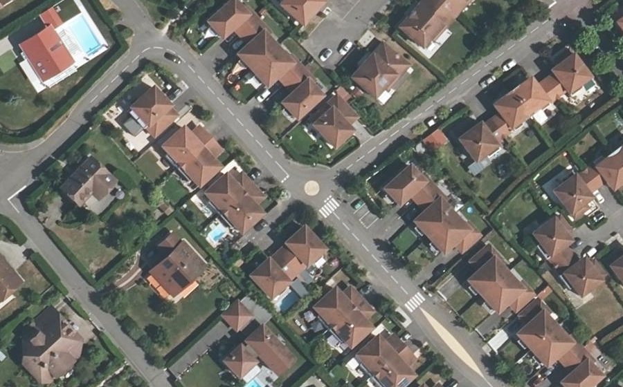 Vue aérienne du Mini-giratoire n°838390136