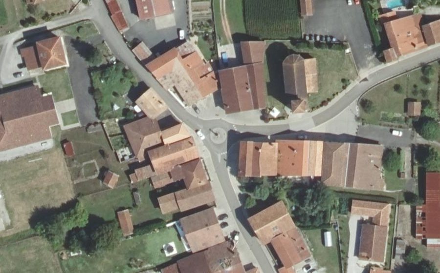 Vue aérienne du Mini-giratoire n°840426714