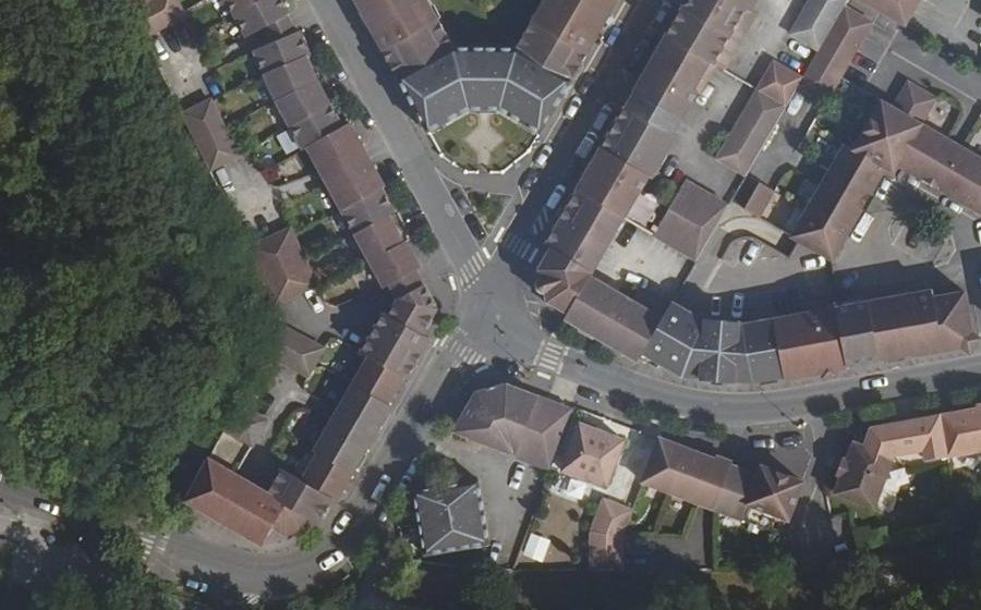 Vue aérienne du Mini-giratoire n°842008294