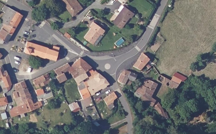 Vue aérienne du Mini-giratoire n°842407744