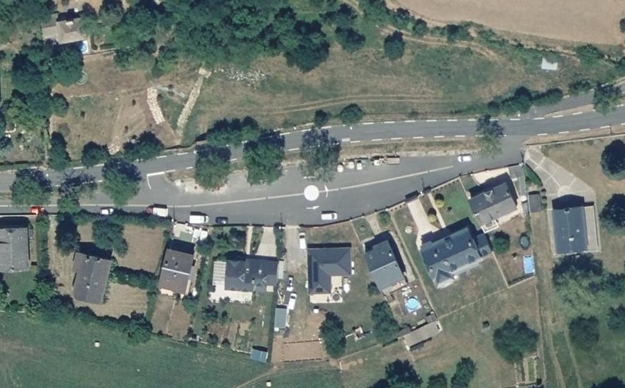 Vue aérienne du Mini-giratoire n°845101480