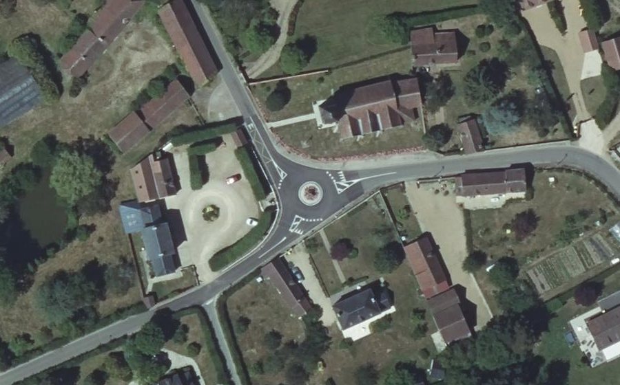 Vue aérienne du Mini-giratoire n°847883131