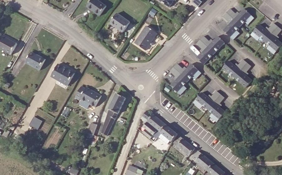 Vue aérienne du Mini-giratoire n°848064337