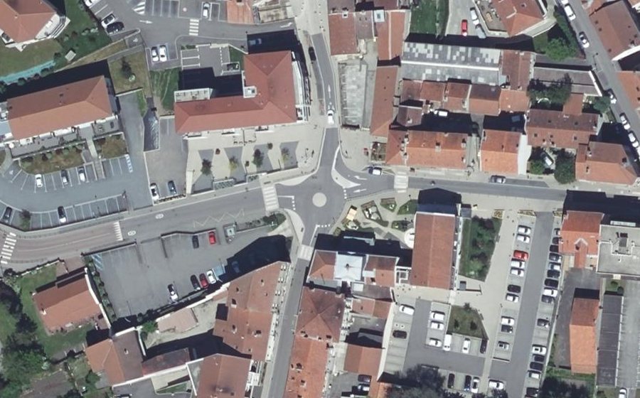 Vue aérienne du Mini-giratoire n°848816910