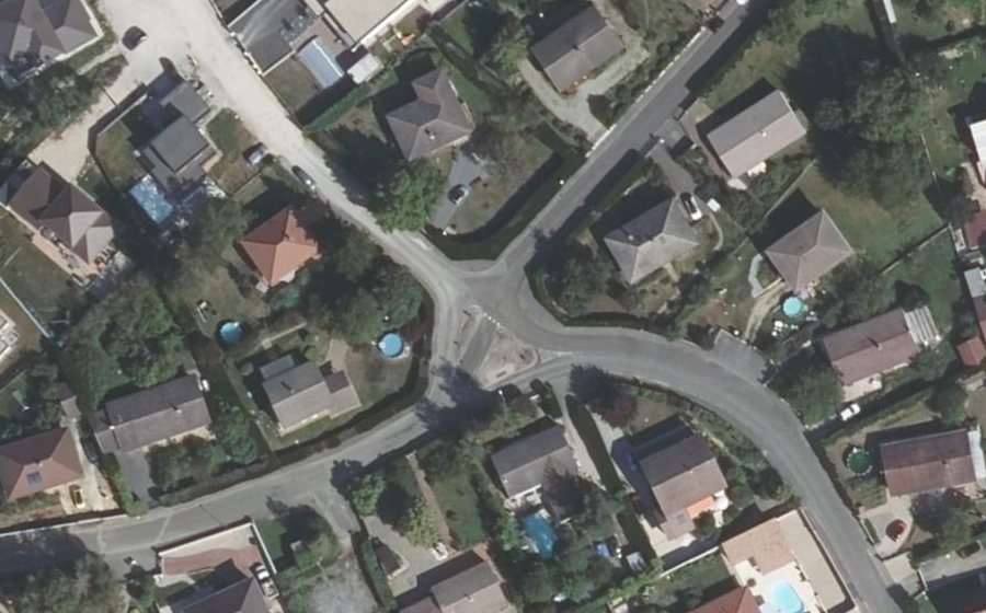 Vue aérienne du Mini-giratoire n°849105331