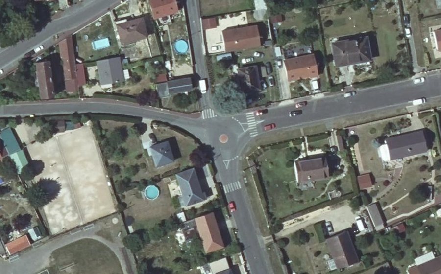 Vue aérienne du Mini-giratoire n°851597792