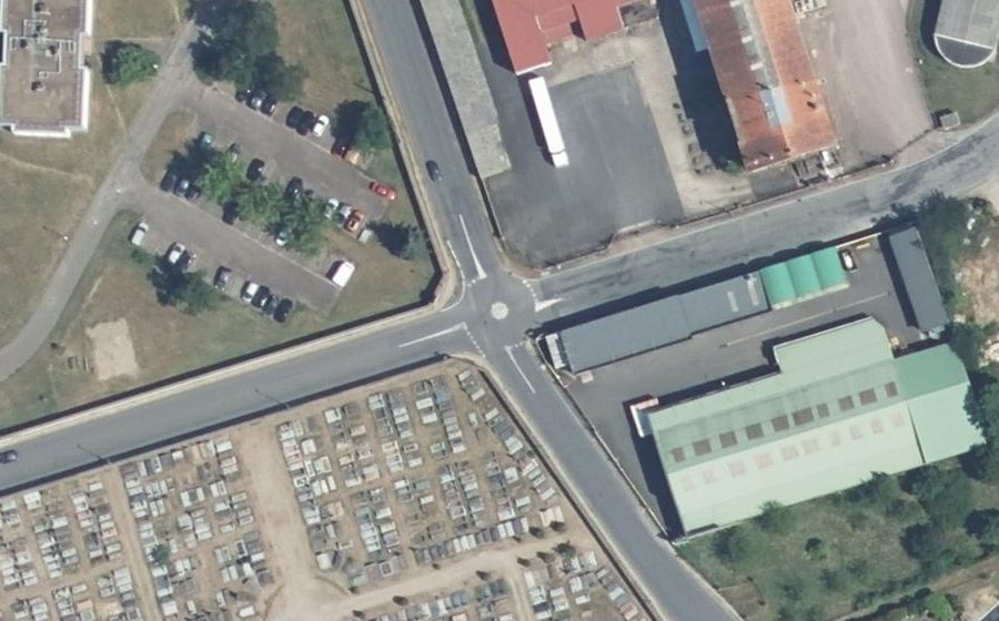 Vue aérienne du Mini-giratoire n°851804188