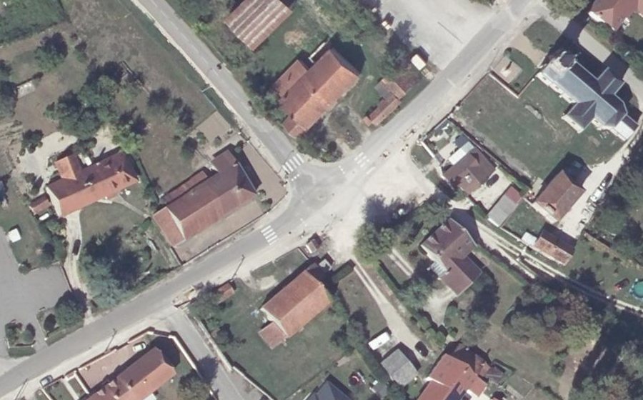 Vue aérienne du Mini-giratoire n°853583791