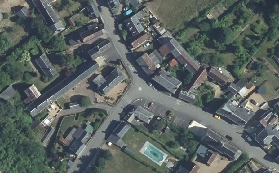 Vue aérienne du Mini-giratoire n°854162908