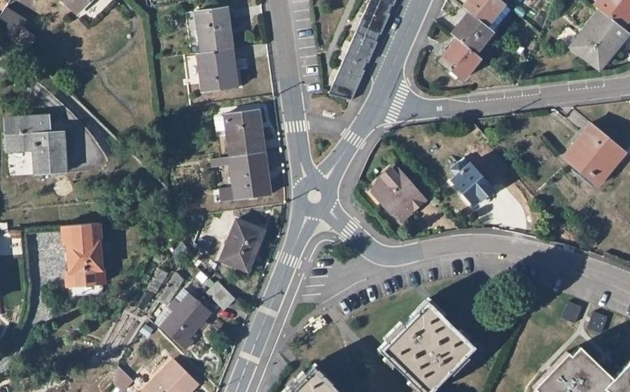 Vue aérienne du Mini-giratoire n°855010696