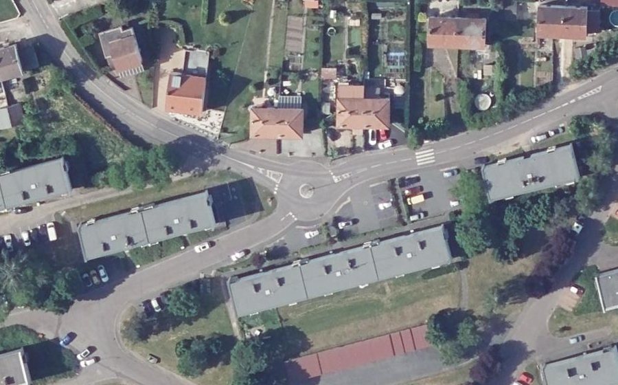 Vue aérienne du Mini-giratoire n°855153553