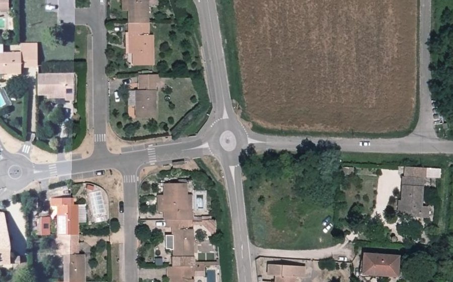 Vue aérienne du Mini-giratoire n°857244983