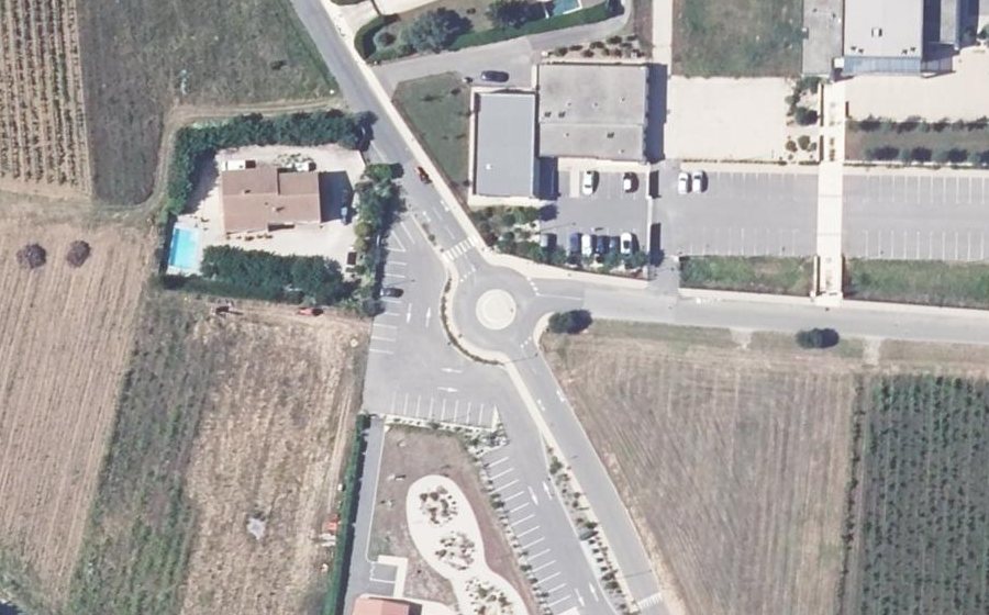 Vue aérienne du Mini-giratoire n°857411987