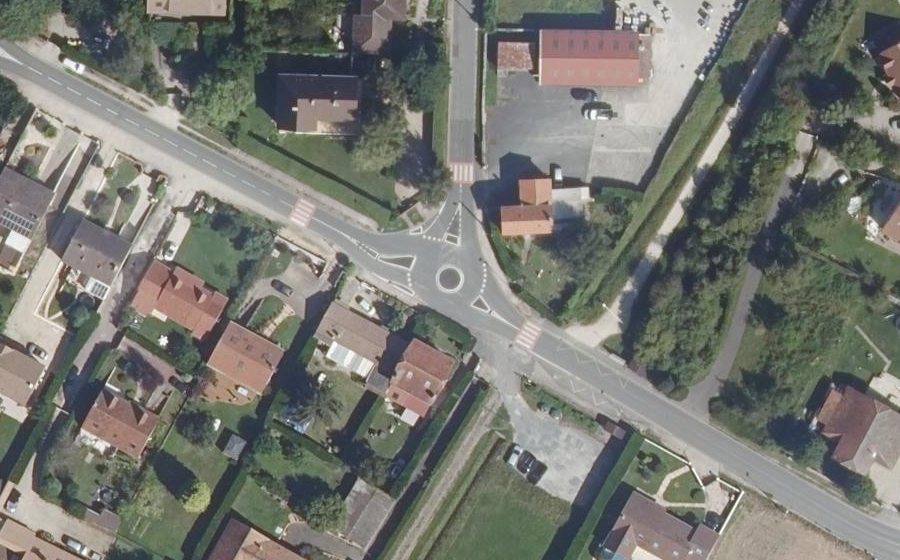 Vue aérienne du Mini-giratoire n°857516723