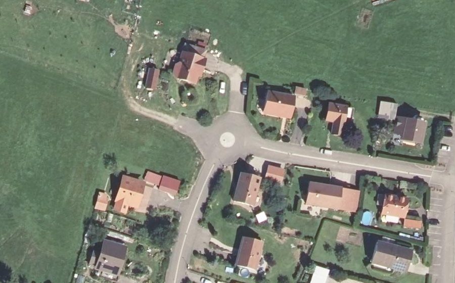 Vue aérienne du Mini-giratoire n°860455602