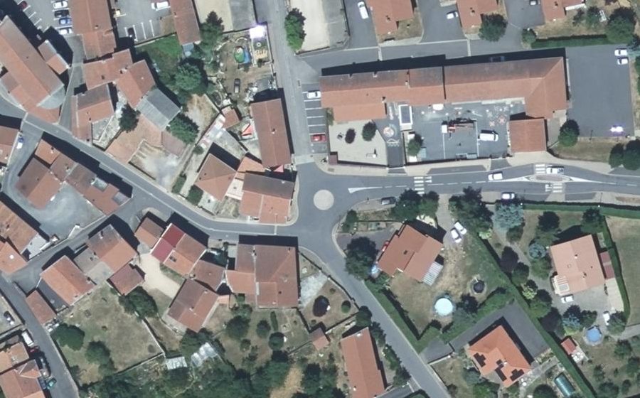 Vue aérienne du Mini-giratoire n°860575800