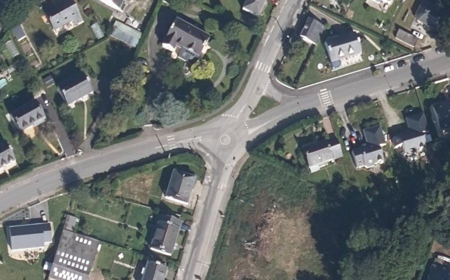 Vue aérienne du Mini-giratoire n°860580151
