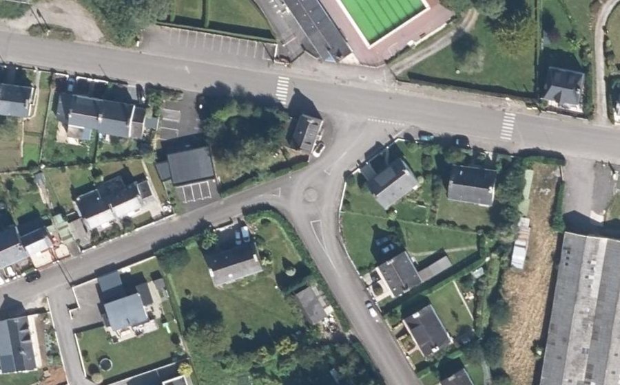 Vue aérienne du Mini-giratoire n°860590156
