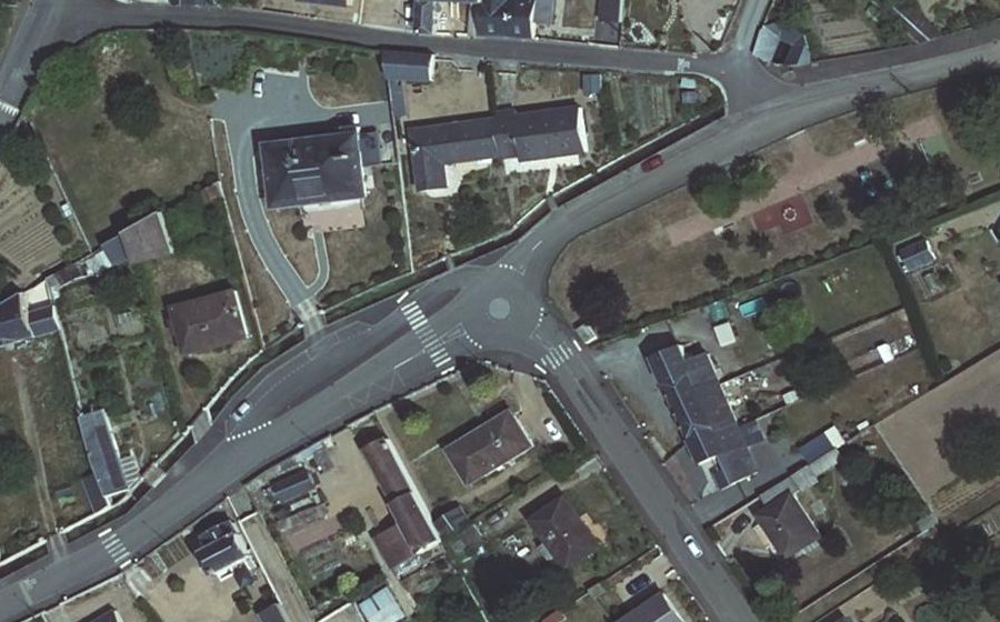 Vue aérienne du Mini-giratoire n°865351692