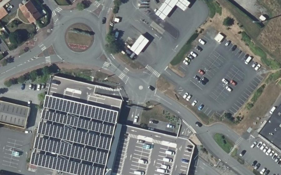 Vue aérienne du Mini-giratoire n°866840173