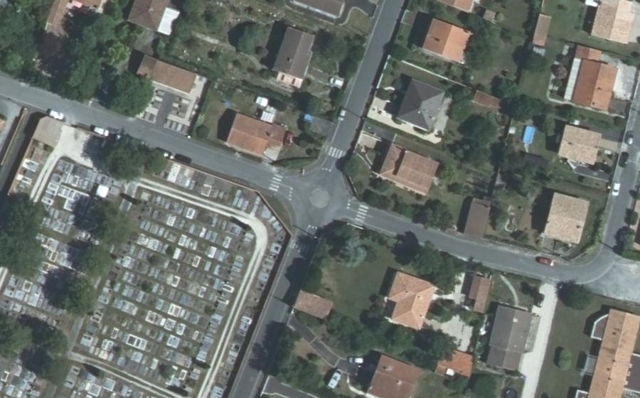 Vue aérienne du Mini-giratoire n°866841715
