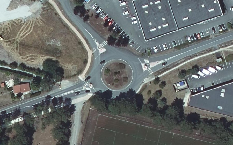 Vue aérienne du Giratoire du Cormier 2