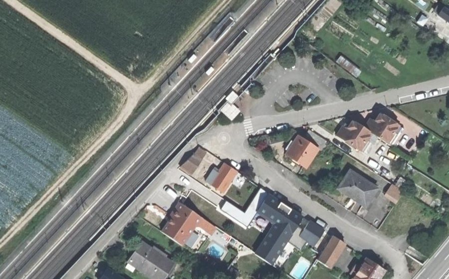 Vue aérienne du Mini-giratoire n°874088372