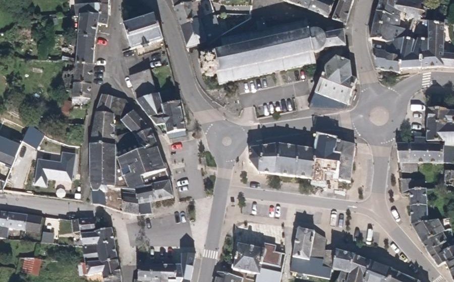 Vue aérienne du Mini-giratoire n°876404798