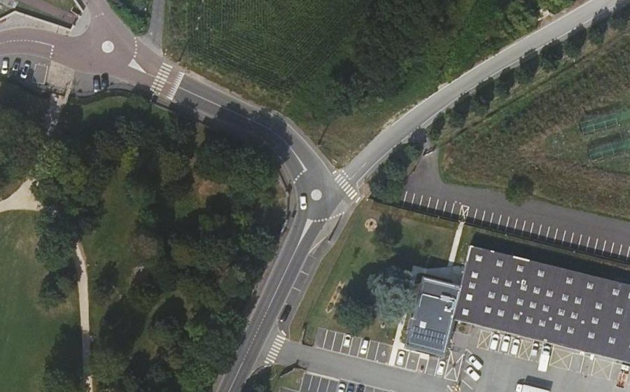 Vue aérienne du Mini-giratoire n°878462991