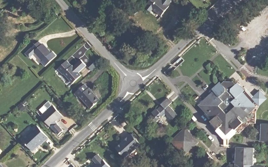 Vue aérienne du Mini-giratoire n°885860218