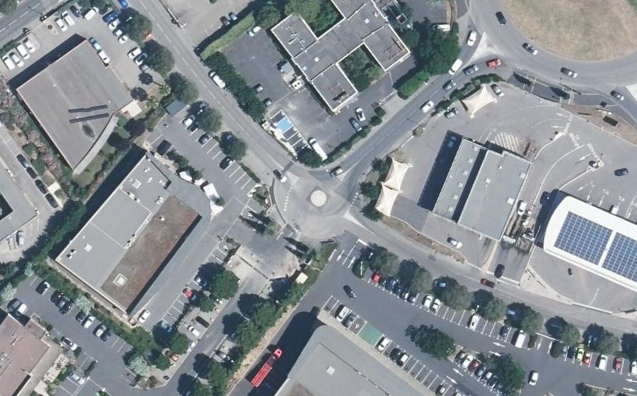 Vue aérienne du Mini-giratoire n°887945324