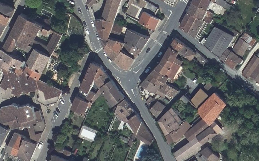 Vue aérienne du Mini-giratoire n°888588377